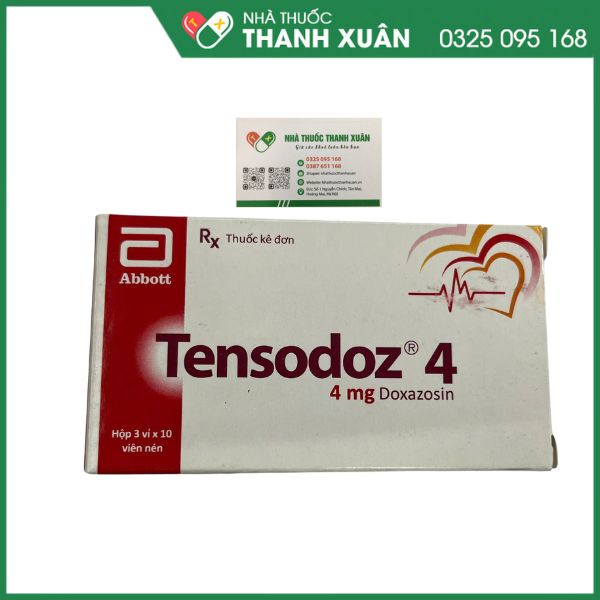 Thuốc Tensodoz 4 trị tăng huyết áp hiệu quả của Glomed